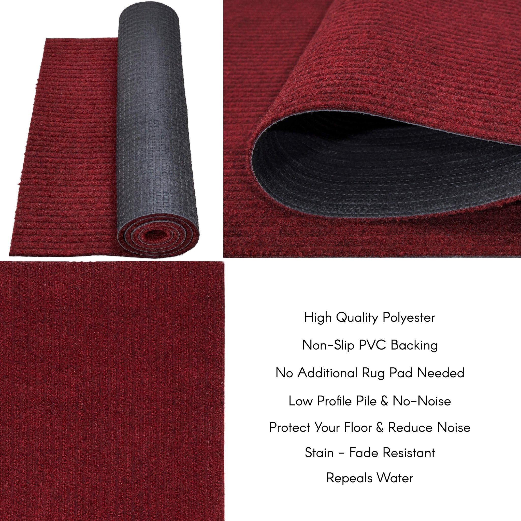 Construction Turf Rug Red Red – Playarug
