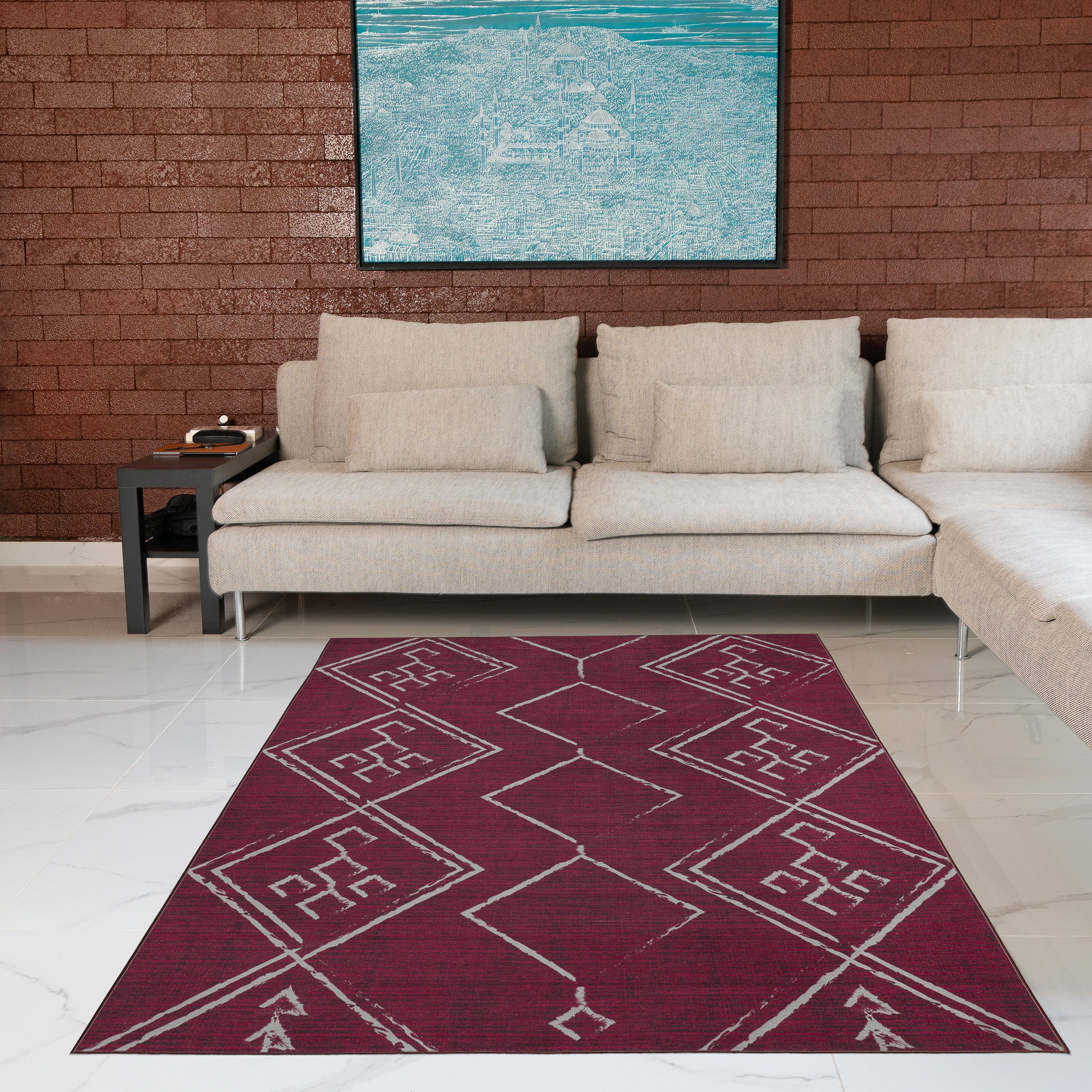 Aspen Burgundy Creme